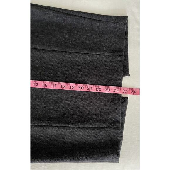 Zara Basics Pencil Skirt Women’s Size L Gray Career Side Zip Back Slit - Picture 8 of 8